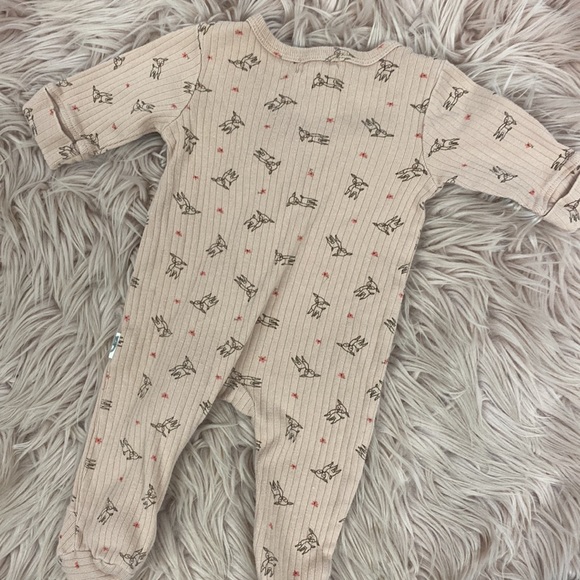 Rabbit & Bear Baby Organic Sleeper & Onsie - Picture 4 of 6